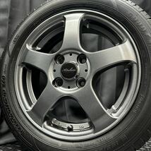 22年製8.5～9分山美品★GOODYEAR EfficientGrip EG01 155/65R14&社外アルミ 4本 №B240126-B4 N-BOX N-WGN ワゴンR アルト ミラ等*ホイール_画像10