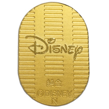 中古SA/極美品 ミッキーマウス 小判 純金 10g ディズニー Disney 専用桐箱ケース付き 24金 k24 コレクション 20419297_画像3