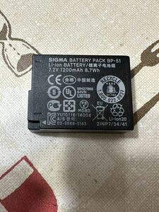 シグマ SIGMA 純正バッテリー　BP-51　パナソニック　BLC-12　電池　同等バッテリー