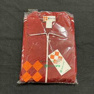 je Len kXL size 4ps.@ line dark red truck jersey jacket long sleeve Vintage Showa Retro Japan regular goods that time thing asics