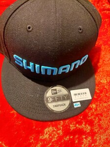 シマノ　SHIMANO　ニューエラ　NEW ERA 限定スナップバックキャップ　黒×青　新品未着用