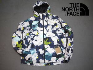 2023最新 新品 撥水 XL/ノースフェイス フルジップ ナイロン ジャケット マウンテンパーカ 総柄 THE NORTH FACE NOVELTY RAIN HOODIE