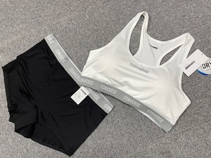 converse Converse sports bra shorts set LL size 