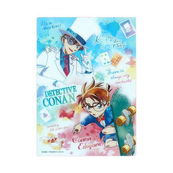 ≪コナン＆キッド≫下敷き・名探偵コナン・日本製☆匿名配送・送料無料・新品☆