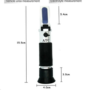 クーラント バッテリー液 比重計 測定器 ウォッシャー液 濃度 凍結 温度 測定 プリズム式 テスターの画像8