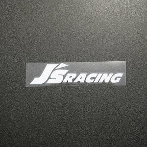 新品・未使用☆J's RACING ジェイズレーシング カッティングステッカー 1枚 ホワイト 縦34mm×横150mm |デカール|切り文字|切文字|送料無料