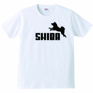 【送料無料】【新品】SHIBA 柴 柴犬 Tシャツ パロディ おもしろ プレゼント メンズ 白 XLサイズ