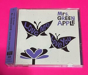 【美品】 Mrs. GREEN APPLE Love me,Love you 初回限定盤 CD+DVD ミセスグリーンアップル #C610