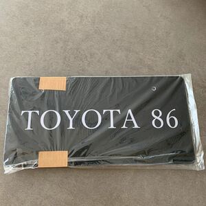 ★未開封品★トヨタ TOYOTA 86 ディーラー 展示用 非売品 ナンバープレート 1枚