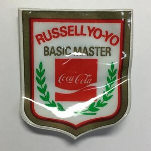 ◆《珍品》Coca-Cola コカコーラ RUSSELL YO-YO ラッセル ヨーヨー BASIC MASTER バッジ バッチ 1970年代? 昭和レトロ 当時物◆