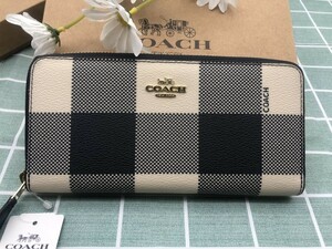 COACH コーチ 財布 長財布 メンズ　レディース プレゼント 小銭入れあり ギフト 新品未使用 ロゴ シグネチャー レザー ウォレット C035