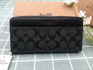 コーチ COACH 財布 長財布 新品 メンズ レディース レザー ウォレット ギフト プレゼント キャンバス ブランド ロゴ シグネチャー C190