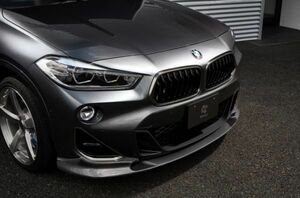 3Dデザイン BMW F39 X2シリーズ M35i (-2023ｙ) 前期 フロントリップスポイラー カーボン