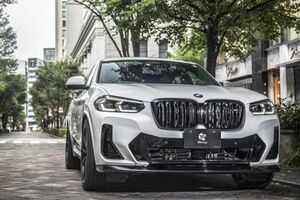 3Dデザイン BMW G02 X4シリーズ Ｍスポーツ (2021ｙ-) LCI 後期 フロントリップスポイラー ウレタン