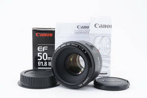 ★美品 元箱付★ Canon EF 50mm F1.8 II　単焦点レンズ キヤノン キャノン マクロ #0158