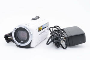 ★動作OK★ JVC GZ-R70-W ホワイト　防水 防塵 ビデオカメラ ハイビジョン ハンディカム　 #0112