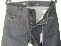 ■AG Jeans セルビッジ デニム パンツ W30 TELLIS RAW 1783GAU 未使用 革パッチダメージあり■エージージーンズ Adriano Goldschmied_画像4