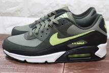 新品 27㎝ NIKE ナイキ AIR MAX 90 エアマックス90 Medium Olive/Volt ミディアム オリーブ/ボルト_画像3