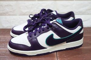 新品 27.5㎝ ナイキ　NIKE DUNK LOW RETRO ダンク LOW レトロ　シェニールスウッシュ　パープル　Grand Purple メンズスニーカー