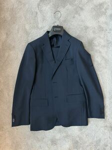 Ermenegildo Zegna 高級スーツ ネイビー ジャケット パンツ セットアップ テーラードジャケット エルメネジルドゼニア仕立て 裾上げ済み