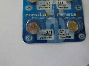 **1 piece * Rena ta battery SR920SW(371) use recommendation 04-2025 addition have A* postage 63 jpy *