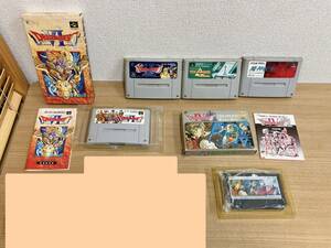 【ドラゴンクエストⅥなどスーパーファミコンソフトまとめて】箱付有/導かれし者たち/幻の大地/ゼルダの伝説/レトロ/ゲーム/K512-552