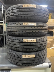 バリ山　4本　155/65R13 ヨコハマ　ブルーアース　ES32 　送料無料（１部地域除く）