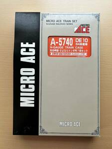 MICRO ACE A-5740 DE10 64系客車　和田岬線・さよならトンボ号7両セット　定期列車　最後の旧形客車・さよならトンボ号！　JR西日本承認済