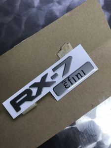  new goods! original! regular goods!JDM initial D initials D rx-7 rx7 FD3S Efini rear emblem sticker rear bumper emblem 