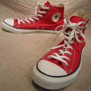 コンバース　オールスターハイ（M9621）赤　29.5㎝　US11　　　　　　converse　ALLSTAR HI　レッド　キャンバス　　　wj2401a