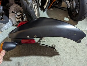 VRSCDX1250 ナイトロッド スペシャル HD純正リアフェンダー 純正LEDテールランプ ウインカー インナー セット 検 VRSC V-ROD Vロッド 