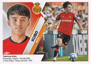 【久保建英/Takefusa Kubo】2019-20 Panini LIGA Sticker Mallorca #63 RC