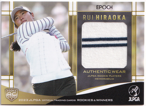 【平岡瑠依/RC/280枚限定】2023 EPOCH JLPGA 女子プロゴルフ ROOKIES & WINNERS ウエア ジャージ 016/280