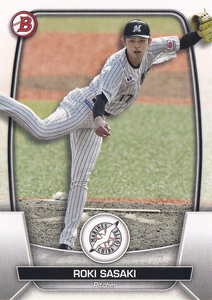 【佐々木朗希/千葉ロッテ】2023 Topps NPB Bowman Base