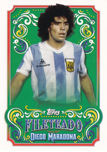 【マラドーナ/Diego Maradona】2023 Topps Argentina Fileteado Insert