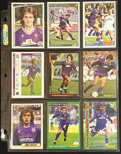 (Y6)Panini Score Merlin Gabriel Batistuta Collection 61 card set #1991-92 Rookie #Fiorentina #Argentina【￥1～スタート多数出品中】