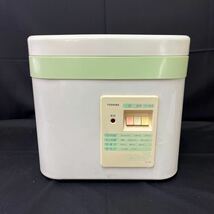 ●中古【TOSHIBA 東芝もちつき機 AFC-295】もちっ子/ホワイト×グリーン/動作品/126-50_画像9