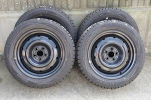 中古　スタッドレスタイヤ＆鉄ホイール　205/55R16 ダンロップ WINTER MAXX　6.5J　PCD100　86　BRZ　ZN6　ZC6