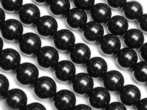 ブラックトルマリン 丸玉 6mm【1連販売】 / 3-16 TR6M-X