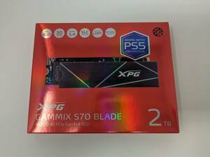 新品未開封 ADATA XPG GAMMIX S70 BLADE 2TB M.2 2280 NVMe PCIe Gen4x4 AGAMMIXS70B-2T-CS 内蔵 SSD PS5対応