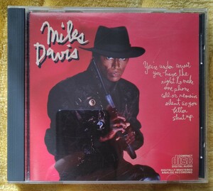 Miles Davis You're Under Arrest 旧規格デジタリーマスタード帯付輸入盤中古CD ユア・アンダー・アレスト マイルス・デイビス CK40023