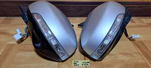  Teana J32 door mirror left right K23 camera used Nissan original driver`s seat side passenger's seat side right left door mirror mirror brilliant silver M