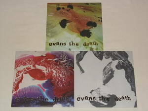 EVANS THE DEATH/7インチ・アナログレコード3枚セット「THREADS」「CATCH YOUR COLD」「TELLING LIES」/エヴァンス・ザ・デス シングル EP