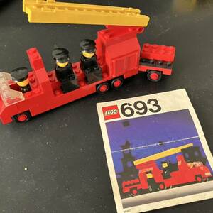 1975年製 693 消防士と消防車 色々まとめて出品中kg ビンテージ オールド 当時 レトロ Lego（レゴ） LEGOLAND