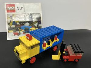 1973年製 381 ローリーとフォークリフトトラック 色々まとめて出品中kg ビンテージ オールド 当時 レトロ Lego（レゴ） LEGOLAND