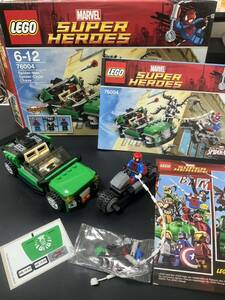 美品 2013年製 76004 スパイダー・サイクル・チェイス 色々まとめて出品中kg LEGO（レゴ）スーパーヒーローズ スパイダーマン