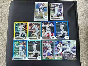 2023 Topps chrome NPB シリアル６枚　ベースセット　インサートなどセット　３５枚　村上宗隆　大山悠輔　中野拓夢