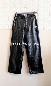 BROOKLYN ALL DAY レザーパンツ