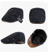 メンズ キャスケット ハンチング帽子 ニット帽 欧米風ニットキャップ カジュアル 帽子 調節可能 　帽子０３_画像4