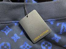 未使用 国内正規品 ルイヴィトン LOUIS VUITTON 1A5CPG モノグラム ジャガード クルーネック M ネイビー_画像4